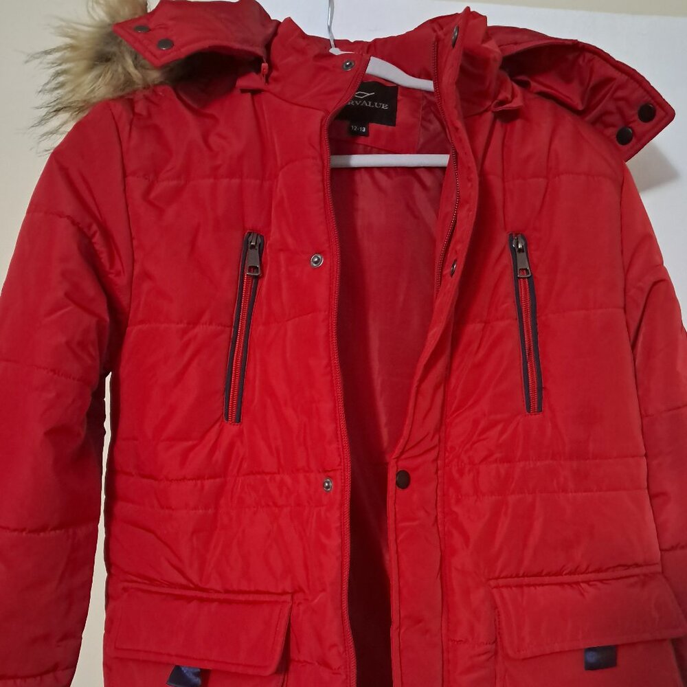 Boys red coat